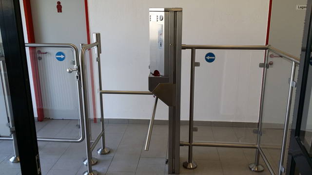Toilettenanlage bezahlter Eintritt Trinity