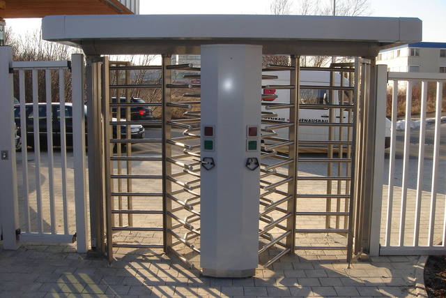Doppel-Drehkreuz Holme mit Überdachung ECCO 120HD