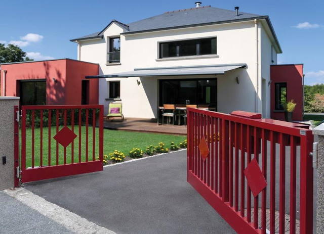 Modell ST Drehtor mit Decoraute
