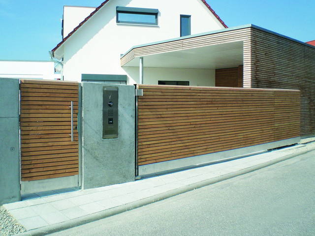 Schiebetor BF Holzlatten quer